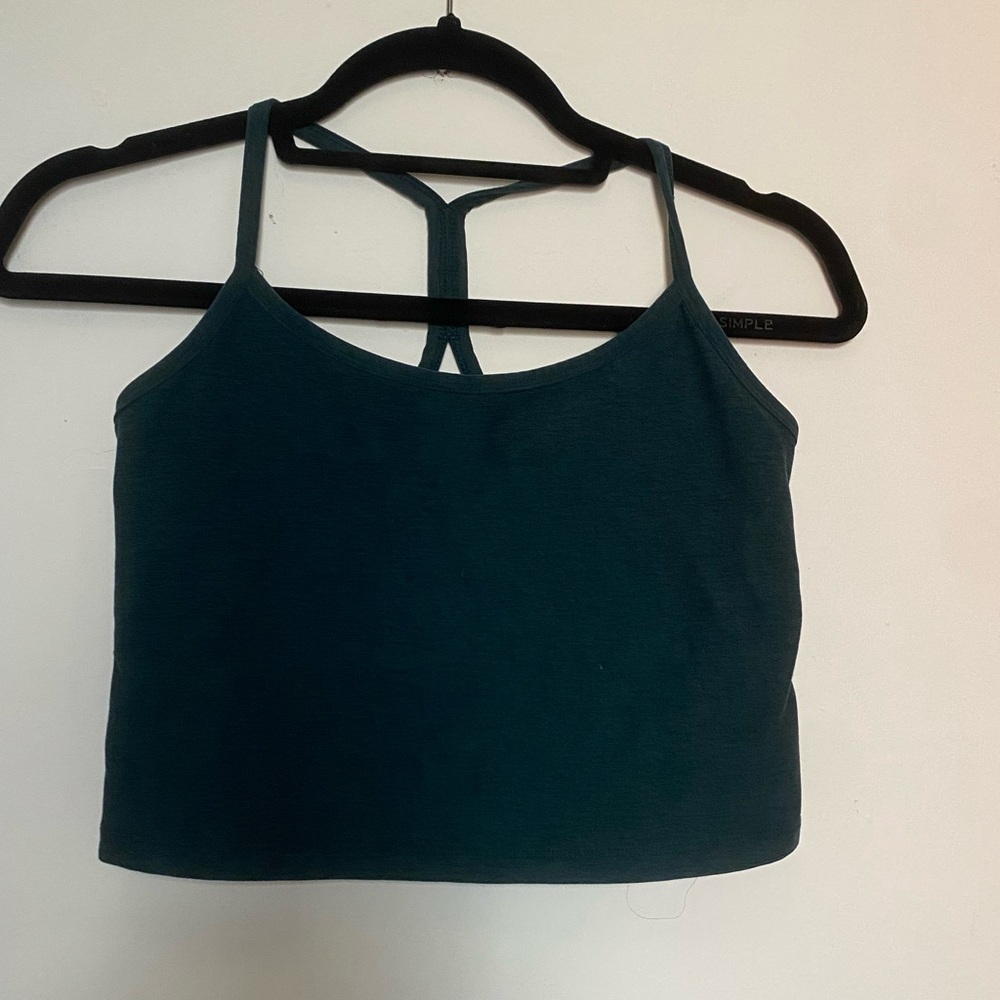 Beyond Yoga Green top